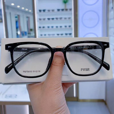 帕莎眼镜框2025新款PB75032男女超轻休闲素颜方形板材近视眼镜架