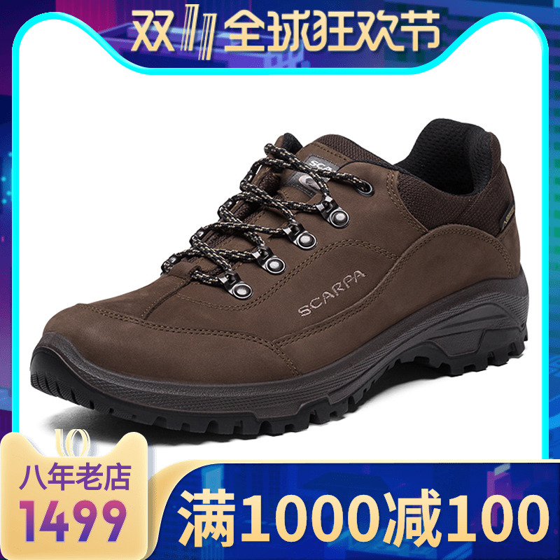 Scarpa˼¿¨ÅÁ CyrusÈüÀÕ˹ ˹¿¨ÅÁ·ÀË®µÍ°ïͽ²½Ð¬ ţƤ»§ÍâµÇɽЬ