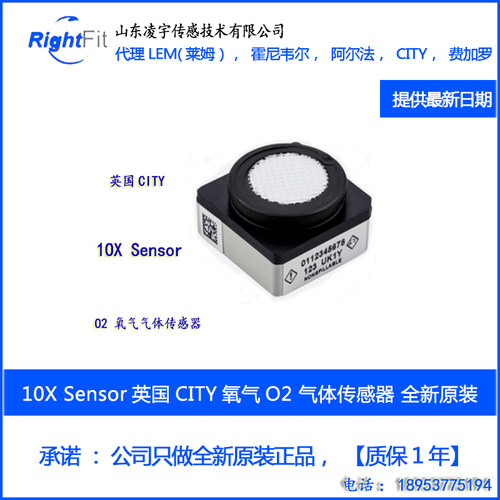 10XSensor英国CITY氧气O2