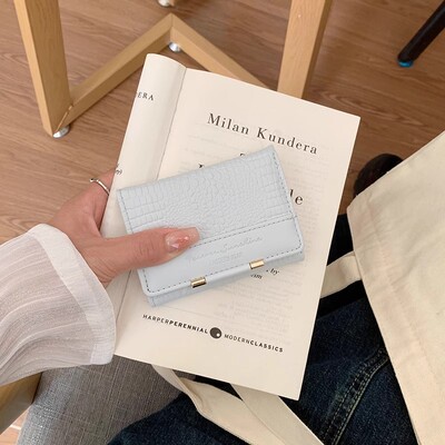 涤纶女日韩钱包多卡位