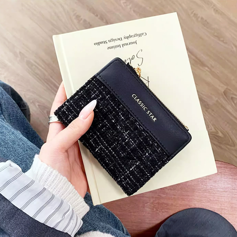 小香风ins钱包女短款韩版学生