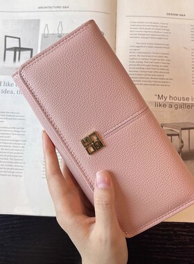 钱包女长款2025新款网红时尚大牌简约软皮大容量多卡位女士零钱夹