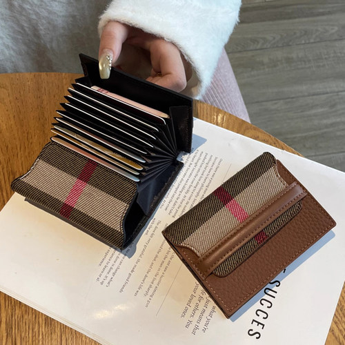 牛皮卡包女小巧精致高档证件卡套