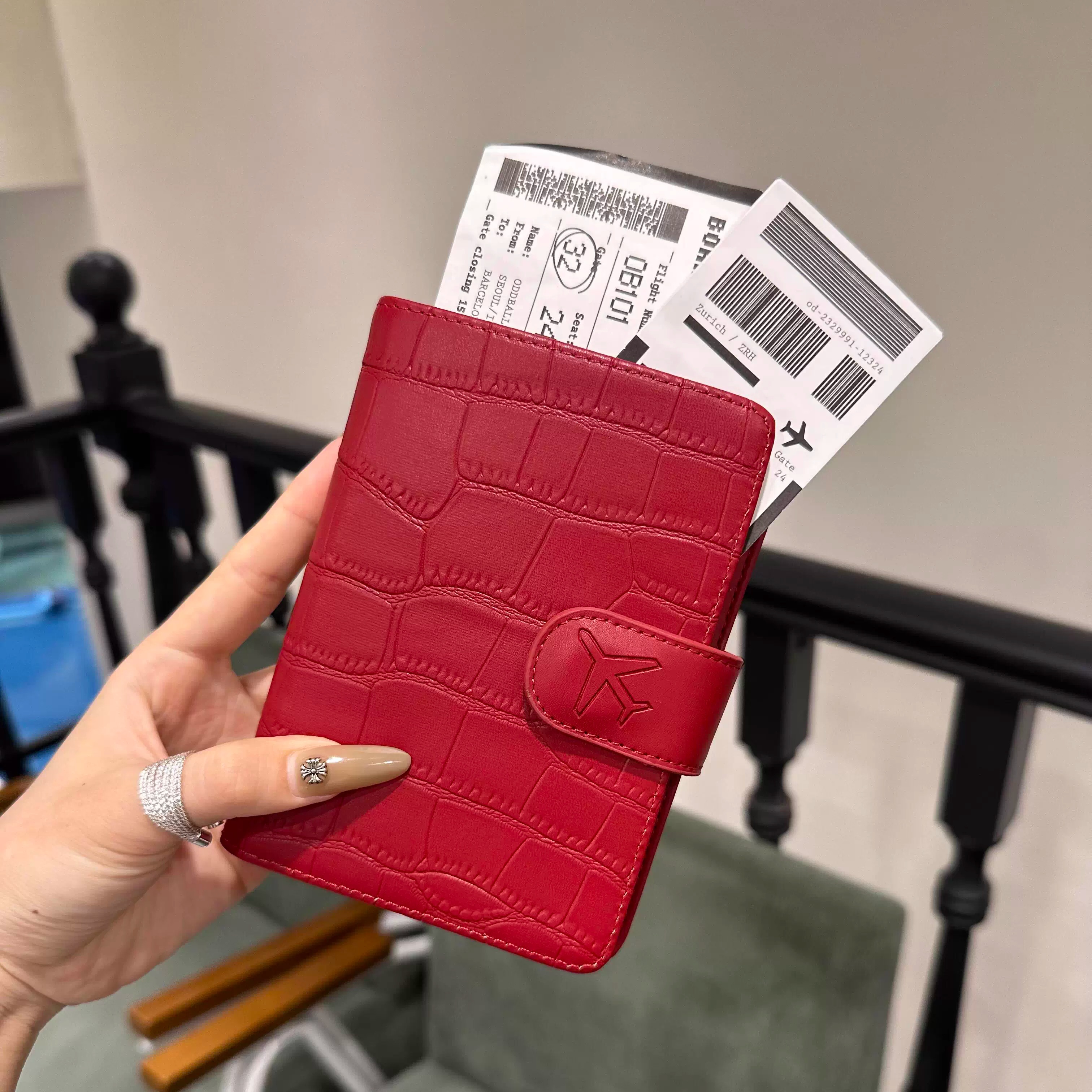 韩系简约小众护照夹旅行护照包