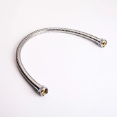 淋浴柱连接管适配所有分体式 双花洒龙头软管四分接口50厘米