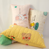 定做枕套单人成人儿童卡通纯棉加厚绗缝夹棉枕套全棉48 74cm1只装