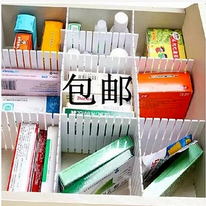 包邮 日本抽屉分格板组合饰物玩具收纳隔离板衣柜柜桶分割分格板