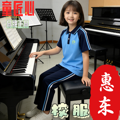 惠东县惠州市统一校服初高中小学夏季短袖短裤长裤T恤套装男女生