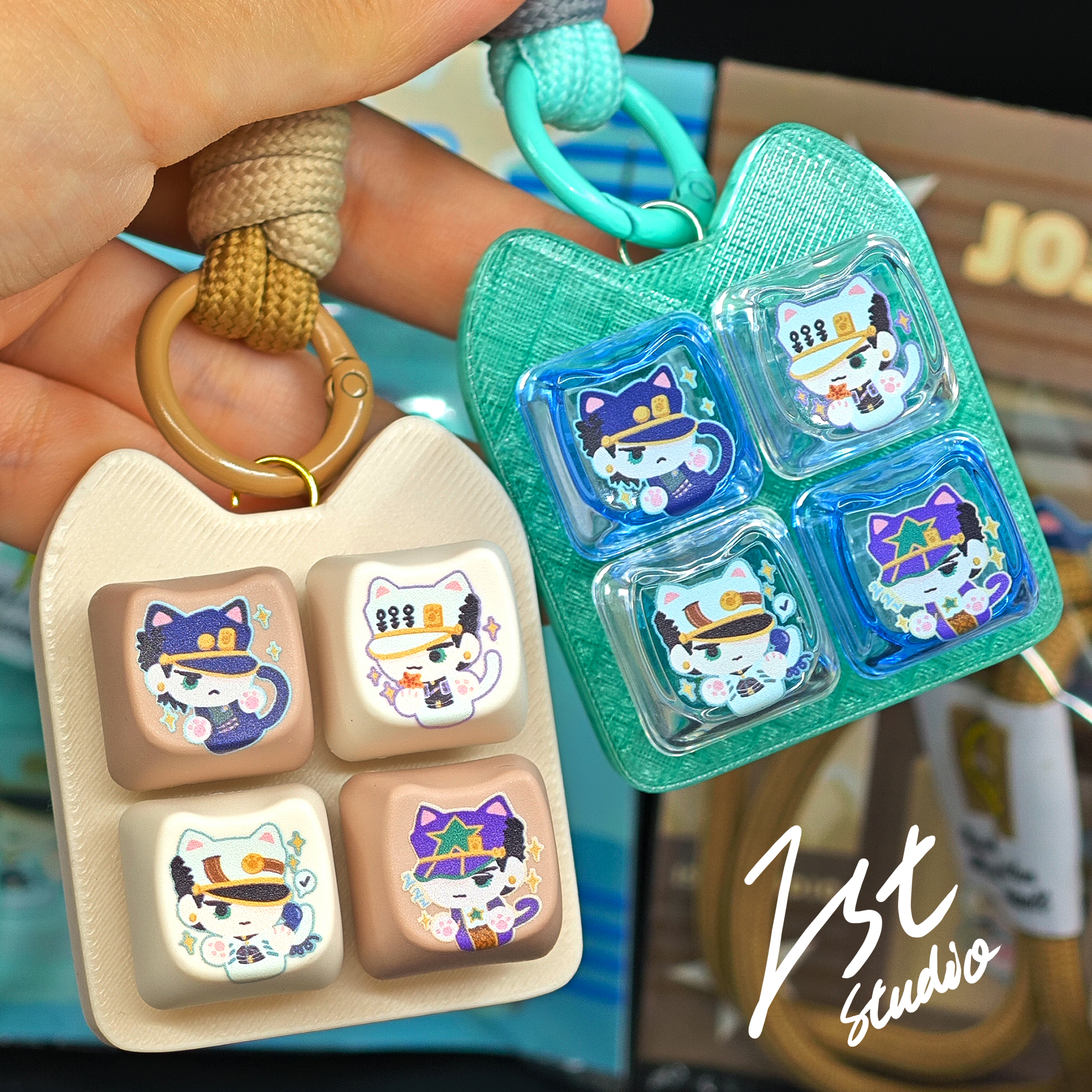 JOJO承太郎键帽试轴器解压按键