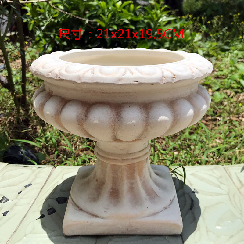 复古欧式花盆 落地罗马柱 轻质园艺花插 多肉做旧花器 桌面摆设|ruв категории доставка цветов/цветок моделирования/растения садоводства, ваза/цветок/горшок/цветок (новый), горшок - от Buy2taobao.com для оказания профессиональной услуги покупки агента Taobao