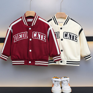 男童秋装棒球服外套儿童休闲夹克上衣中大童帅气时髦开衫运动服潮