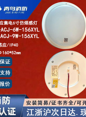 正品北大青鸟J-ZM-ACJ-9W-156XYL 青鸟消防应急灯雷达感应6寸吸顶