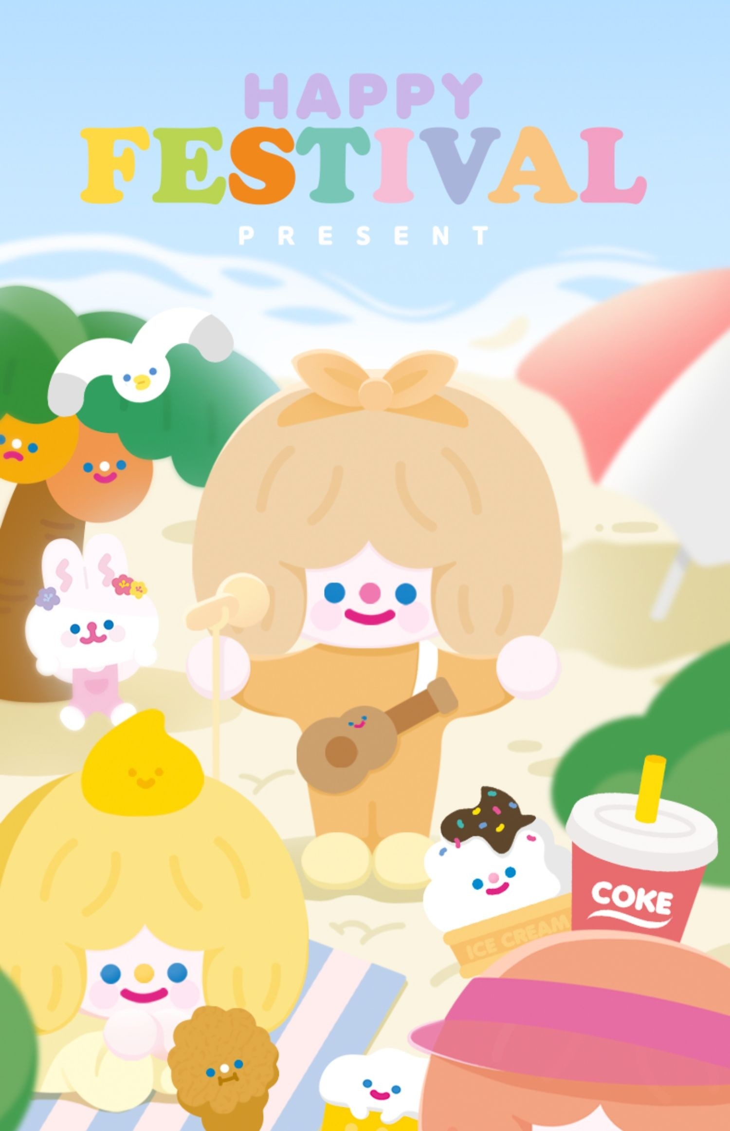 rico海岛音乐节系列寻找独角兽盲盒潮玩公仔可爱手办明盒确认款