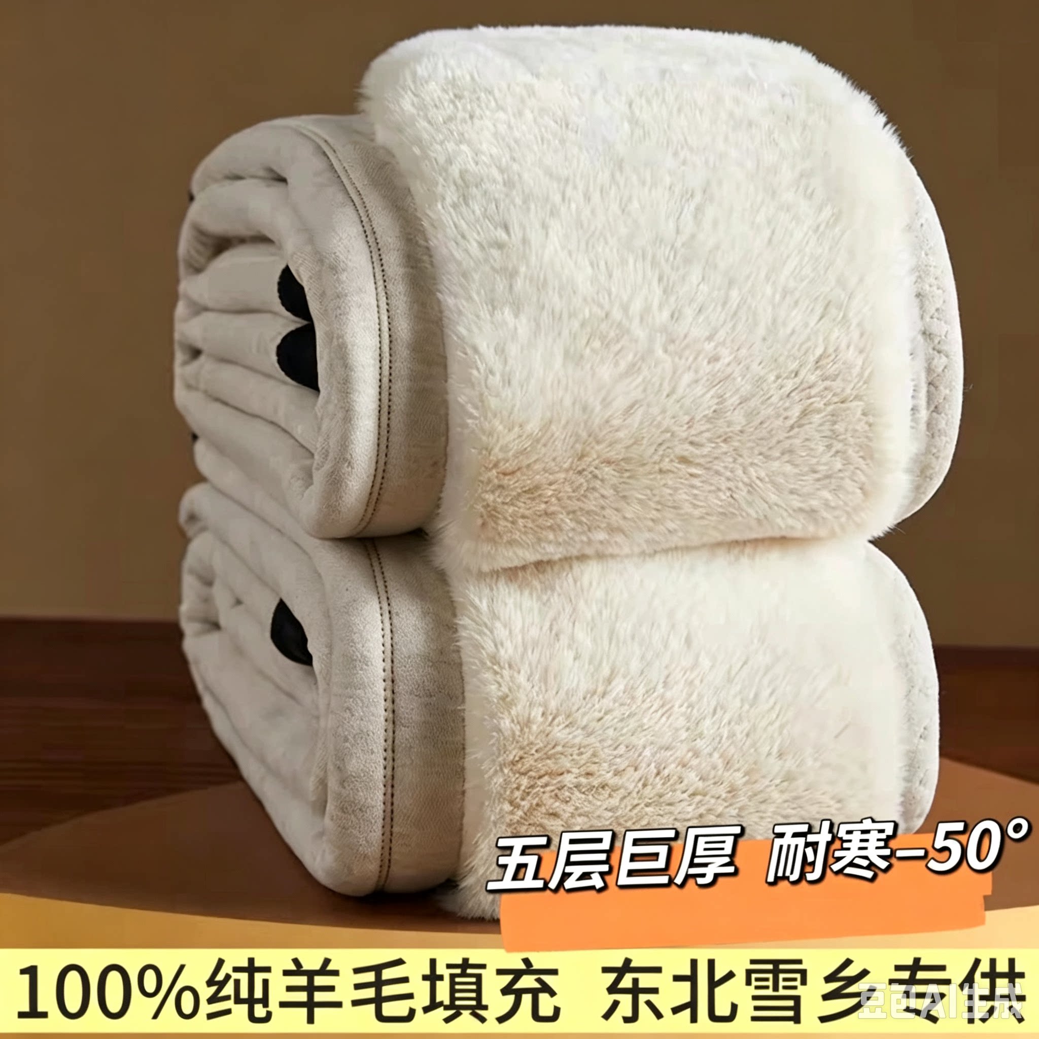 东北哈尔滨滑雪保暖裤羊毛裤男女