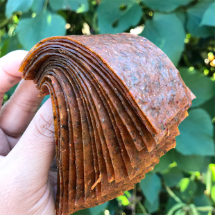 农家手工野生紫苏酸枣片 南酸枣皮 山枣糕 江西开胃零食小吃500g