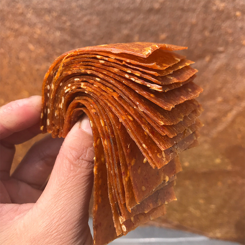 江西铜鼓县农家自制红薯干芝麻味手撕南酸枣片皮薄地瓜非湖南零食