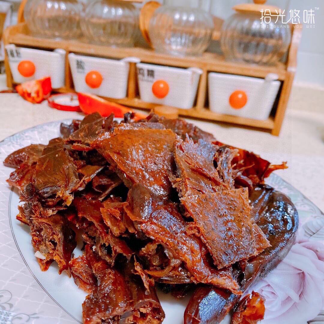 拾光悠味湖南正宗鸭子酱板鸭零食手撕香辣酱鸭肉风干零食卤味鸭子