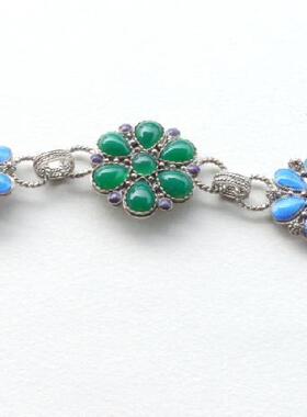 镶嵌玛瑙生日礼品手链特价包邮