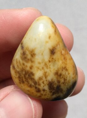 吊坠黄沁真皮挂件新疆和田玉籽料