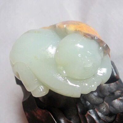 吊坠天然把件结缘新疆和田玉籽料