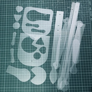 手工DIY拼布包包配件模板包带包盖包底角模板套餐皮革布艺通用款