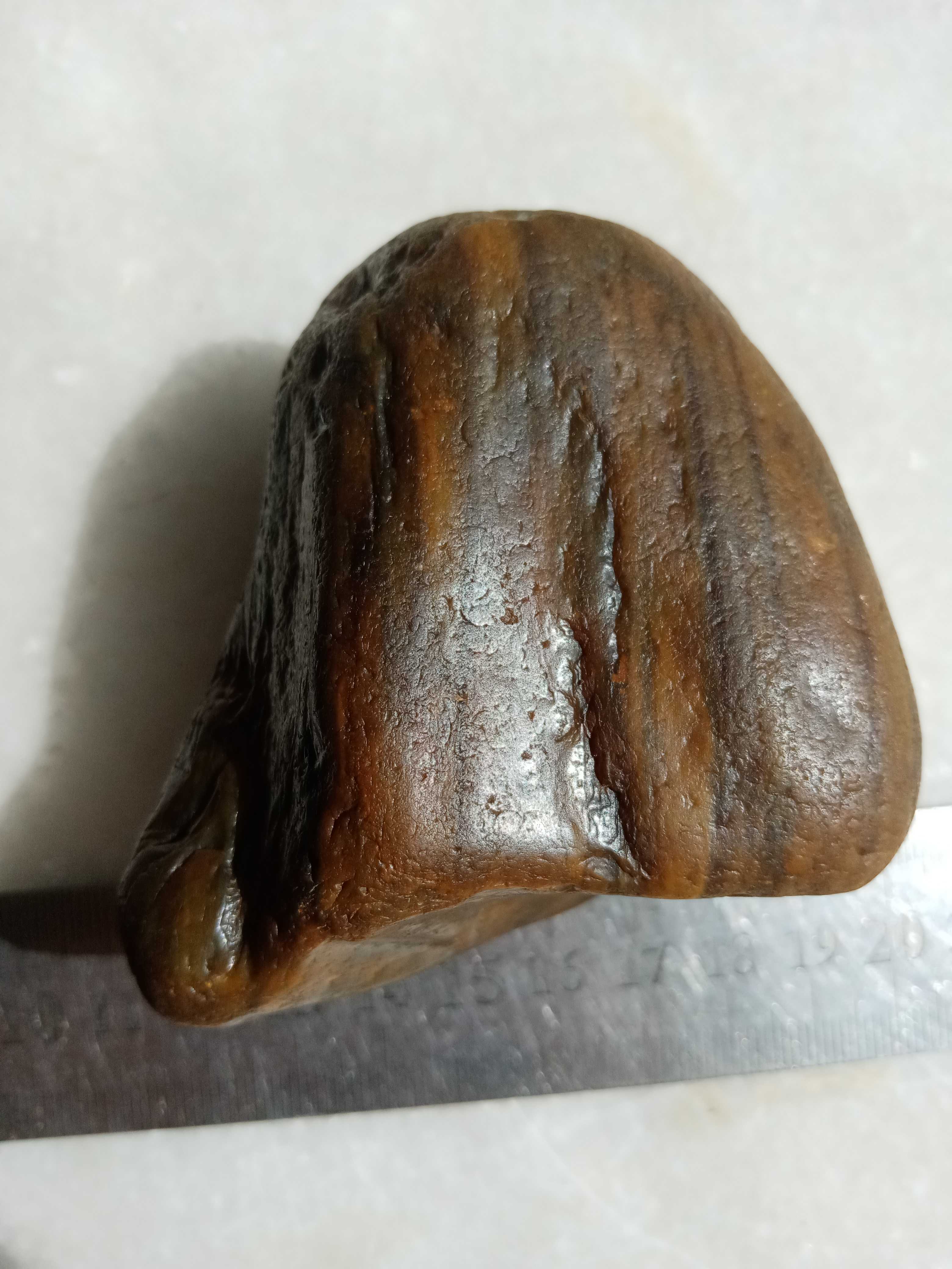 黑龙江瑰宝伊春特产水冲玛瑙化树化玉籽料奇石雨花把件手玩322克