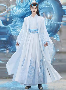 敖光汉服宋制2025新款交领齐腰超仙霸气cos敖丙日常舞台演出古装