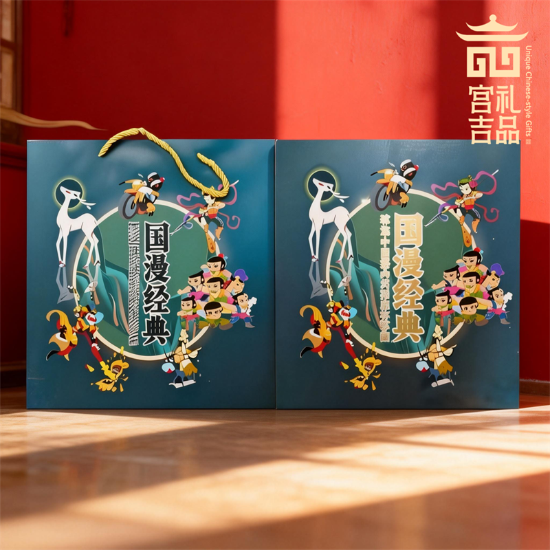 《国漫经典》精选中国经典动画邮票67枚珍藏册童年礼物儿童礼品