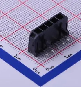 436500500 弯插,P=3mm 线对板针座