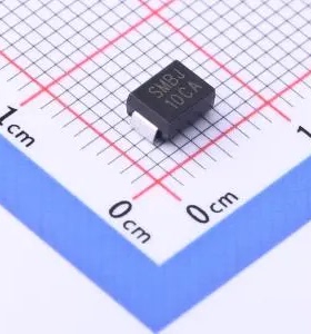 SMBJ10CA SMBG 双向TVS 10V截止 峰值浪涌电流：35.3A 静电和浪涌