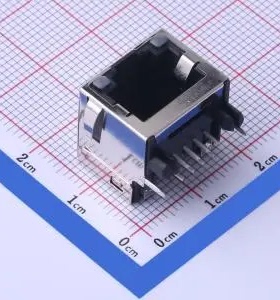 438600016 弯插 以太网连接器(RJ45 RJ11)