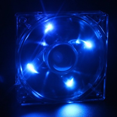酷冷至尊 原装12cm cpu风扇 蓝色led 机箱风扇 超静音 电源风扇