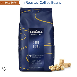 意大利拉瓦萨进口咖啡豆意式奶香浓缩醇香Lavazza Super Crema1kg