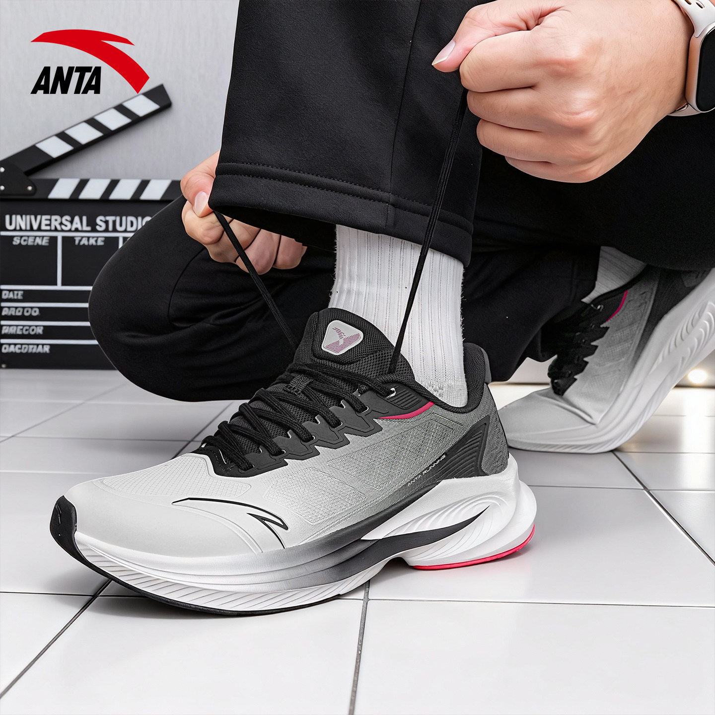 安踏男鞋毒刺6代运动鞋2026夏季新款青少年跑鞋羽毛球鞋减震跑鞋