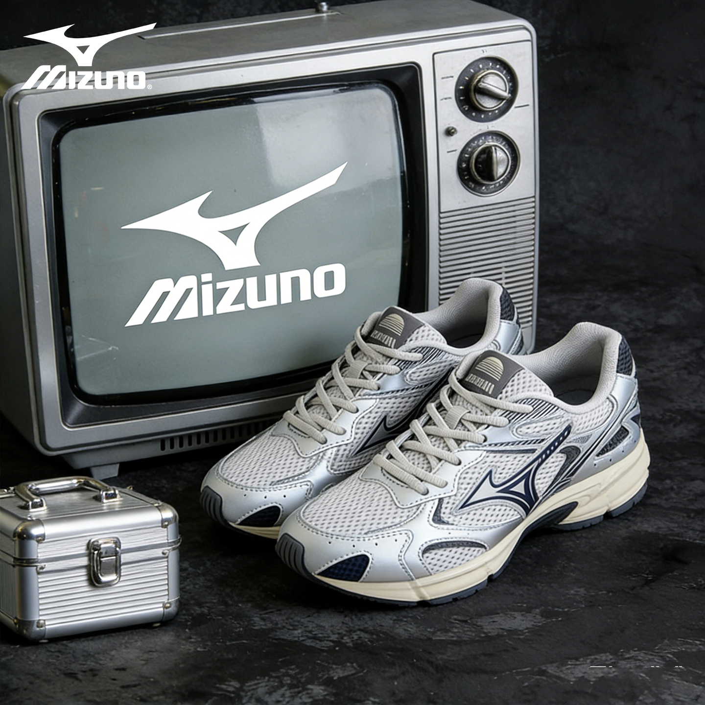Mizuno美津浓SPEED 2K时尚复古风运动鞋厚底防滑减震休闲鞋男女鞋