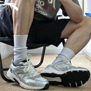 厚底增高缓震耐磨运动鞋 2025新款 男休闲鞋 安踏AT2004潮流复古跑鞋