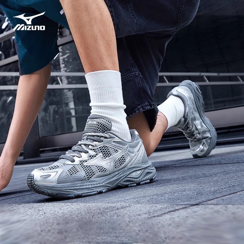 Mizuno/美津浓官方正品 RACER S 25新款野鸽灰跑步