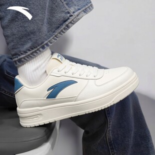 安踏轻程V2男款鞋2026夏季新款软底透气通勤百搭鞋休闲鞋学生板鞋