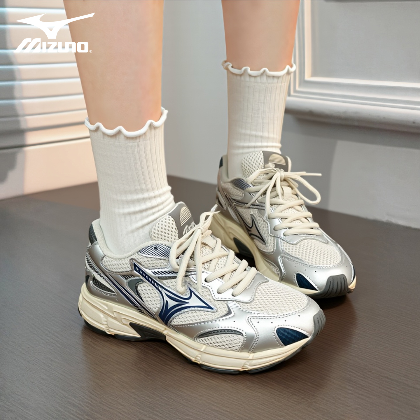 Mizuno美津浓SPEED 2K 复古百搭减震耐磨男女同款老爹运动跑步鞋