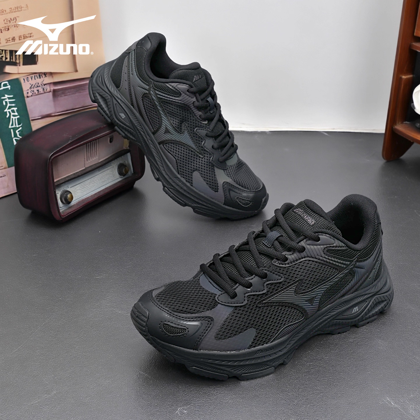 MIZUNO美津浓RacerS复古跑步鞋