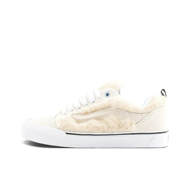 Vans范斯官方正品 Knu Skool 低帮板鞋毛绒男女鞋耐磨防滑休闲鞋