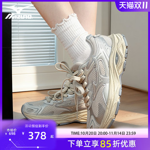 男女鞋 复古千禧减震防滑情侣轻便休闲跑步鞋 Mizuno美津浓Racer