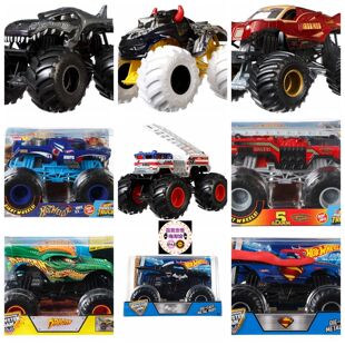 Hot Wheels 风火轮 钢铁侠大脚车 怪兽卡车1:24合金玩具 小汽车