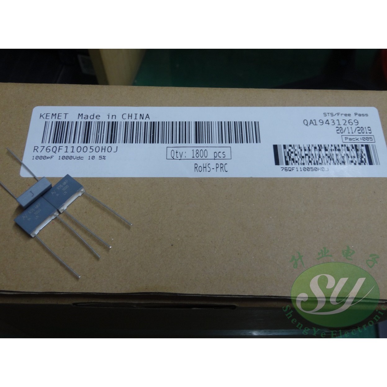 KEMETAVR760.001uf/1000V1.0