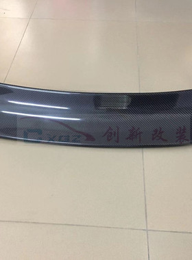 大众高尔夫7Rline 7.5GTI 7R改装Aspec款一体式尾翼高7碳纤维顶翼