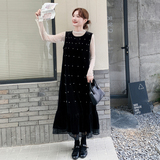 新款！波点背心连衣裙两件套套装2D003-A79-P145控208，女装套装/套裙，浙宝125