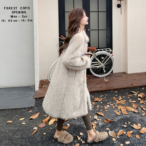 【新款】现货！富家千金慵懒环保皮草外套 9903-P245-控368,女装皮草,浙宝125