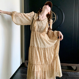 已出现货！2024法式复古碎花连衣裙9603-P115-控168，女装连衣裙，浙宝125