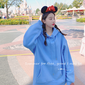 【现货新款】ins慵懒风感四色连帽卫衣W668-P105-控158,女装卫衣/绒衫,浙宝125