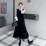 新款！波点背心连衣裙两件套套装2D003-A79-P145控208，女装套装/套裙，浙宝125